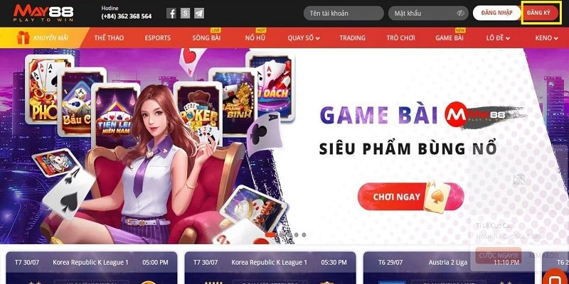 Casino trực tuyến tại nhà cái MAY88 đa dạng trò chơi lý thú Casino trực tuyến tại nhà cái MAY88 đa dạng trò chơi lý thú