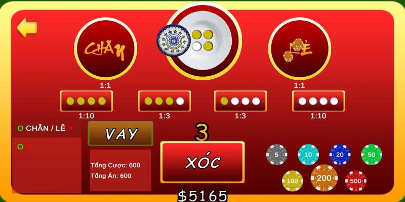 Cách chơi xóc đĩa chuẩn cao thủ - Không phải ai cũng biết! 2 Với 3 của cược nên người chơi mới cũng có thể tiếp thu nhanh chóng