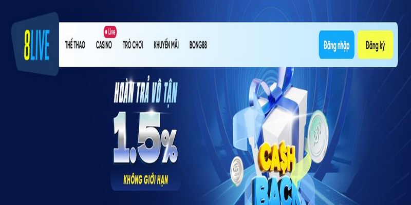 Nhà cái 8Live - Sân chơi cá cược đẳng cấp và chuyên nghiệp 1 8LIVE là thương hiệu nhà cái nổi tiếng châu Á