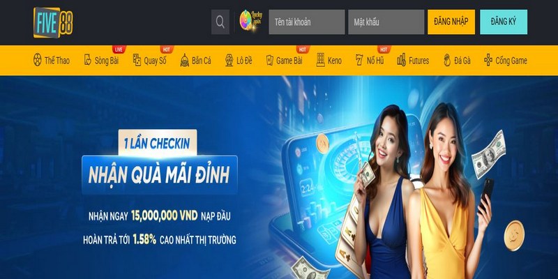 Nhà cái FIVE88 – Thương hiệu cá cược đẳng cấp thế giới 1 FIVE88 là thương hiệu nhà cái cá cược hàng đầu châu Á