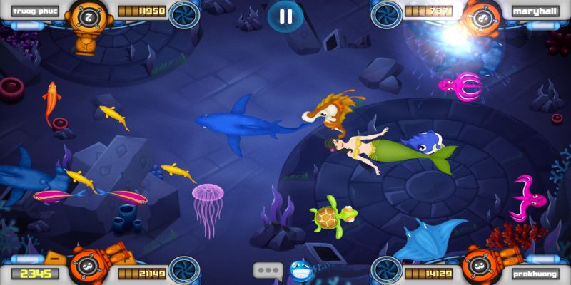 Game bắn cá online - Tựa trò chơi đình đám nhất năm 2025 3 Sân chơi có giao diện đồ họa 3D bắt mắt và hình ảnh sắc nét