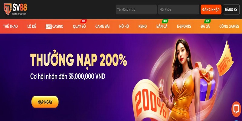 Nhà cái chất lượng hàng đầu SV88 Nhà cái chất lượng hàng đầu SV88