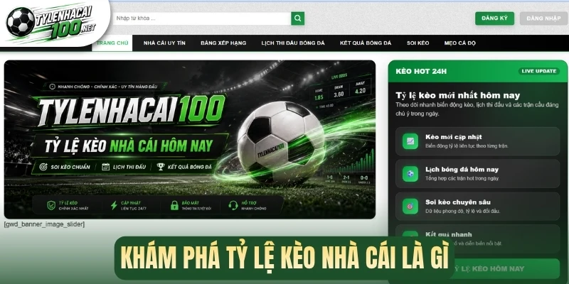 Tỷ Lệ Kèo Nhà Cái Là Gì - Điểm Đến Theo Dõi Bóng Đá Mỗi Ngày 1 Khám phá tỷ lệ kèo nhà cái là gì